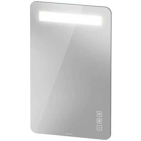 DURAVIT Luv Mirror, 19 5/8 X1 1/2 X31 1/2 , Light Field, Square, Touchless Panel, Lu965700000 LU9657000006000
